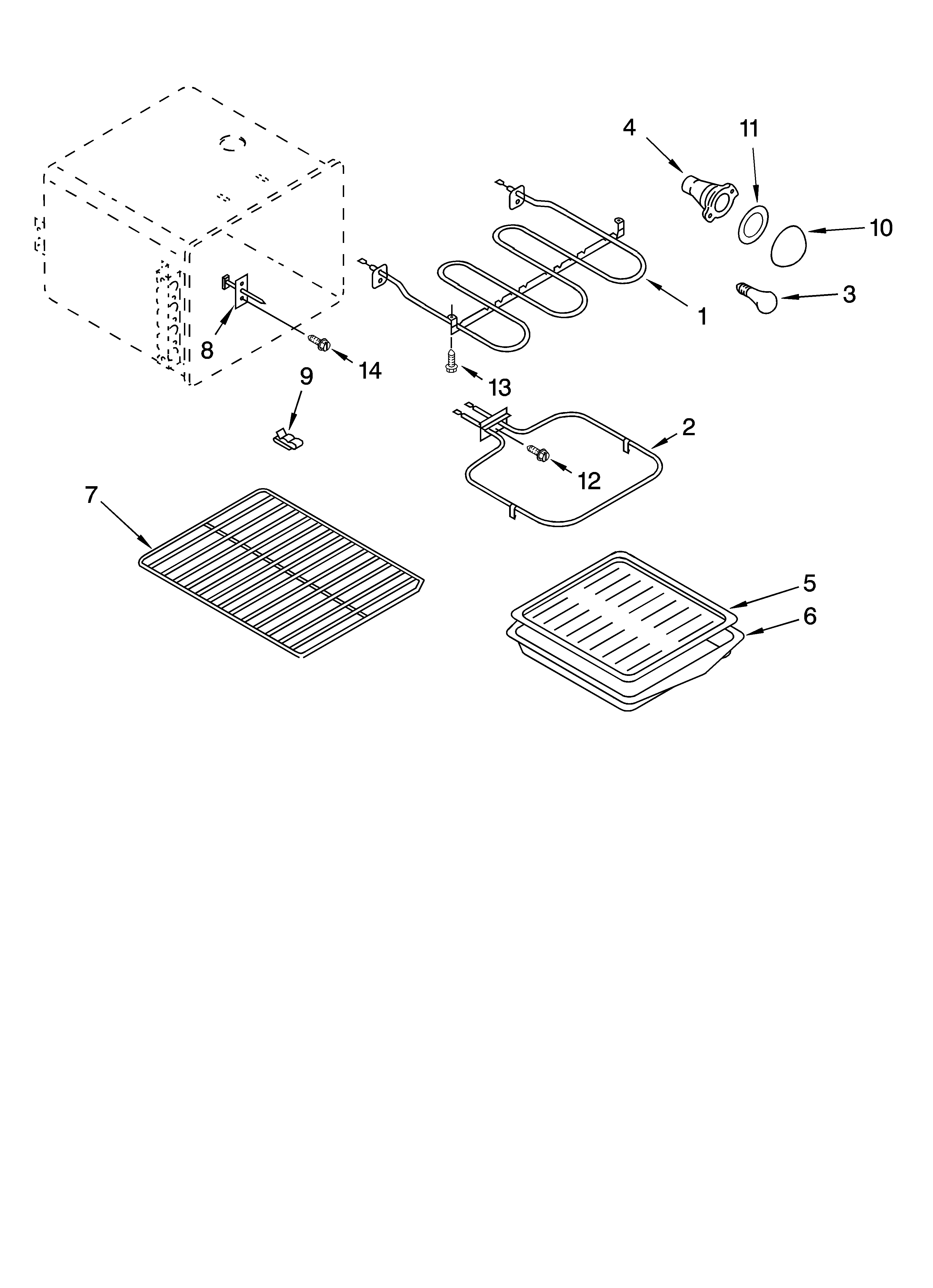 Oven parts, miscellaneous parts