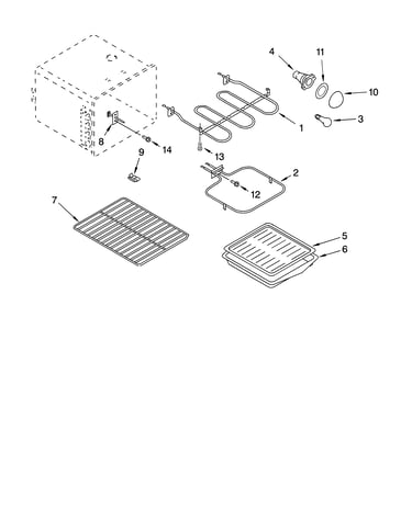 Oven parts, miscellaneous parts