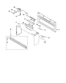 Cabinet and installation parts