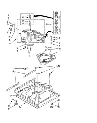 Machine base parts
