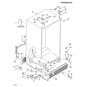 Whirlpool 3XES0FHGKS03 cabinet parts diagram