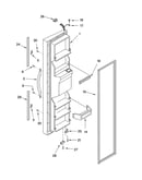 Freezer door parts
