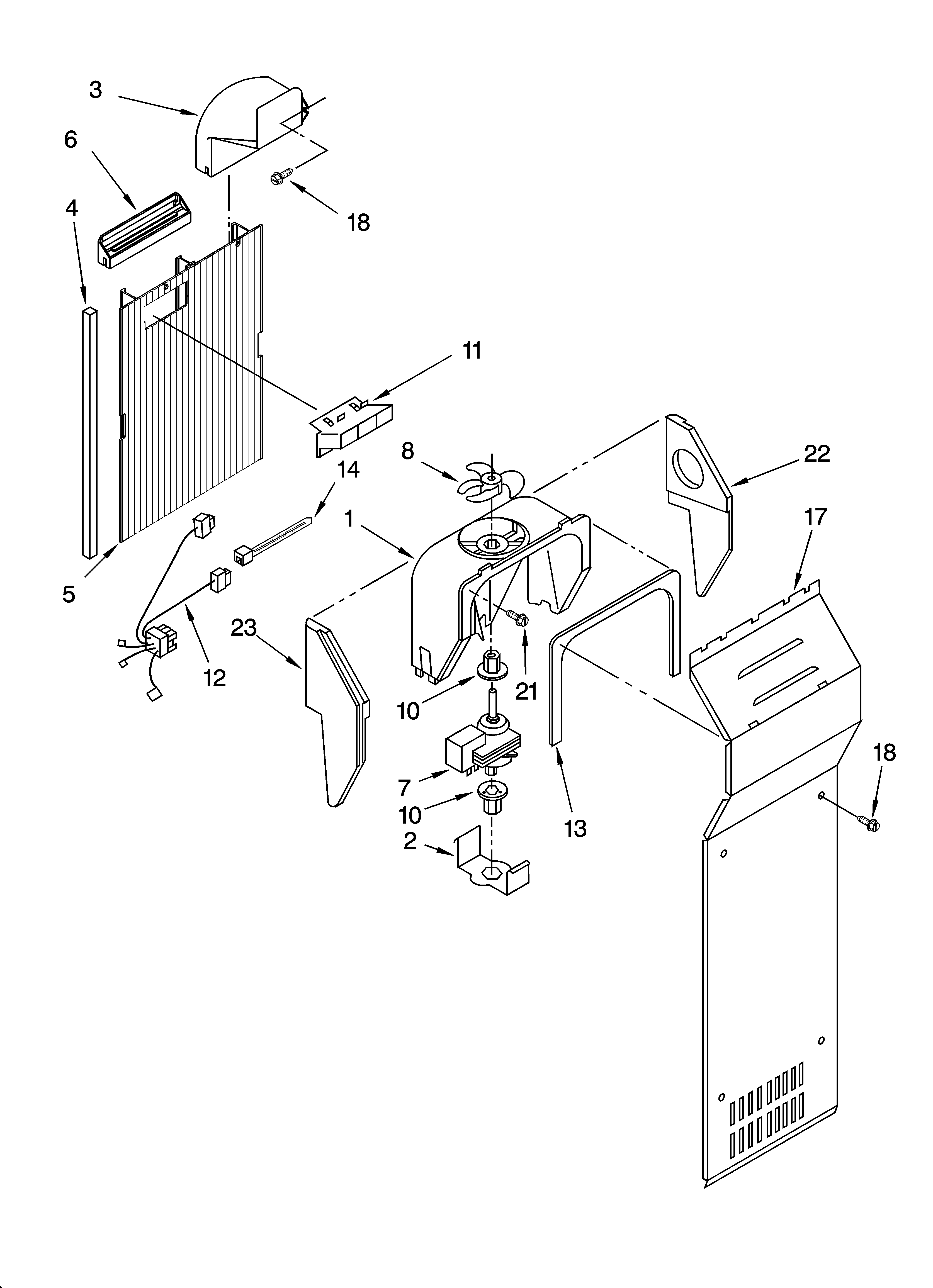 Air flow parts