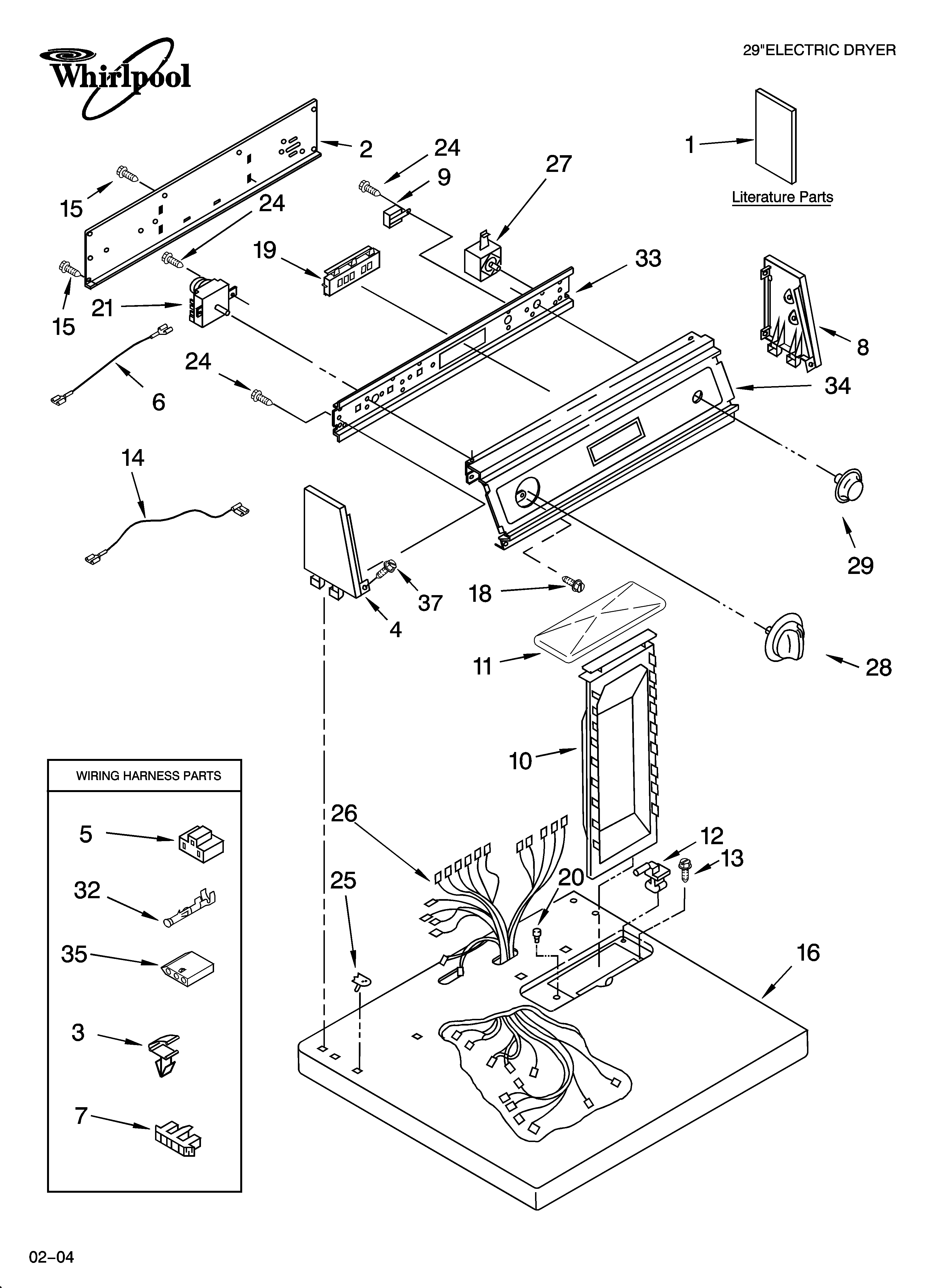 Top and console parts