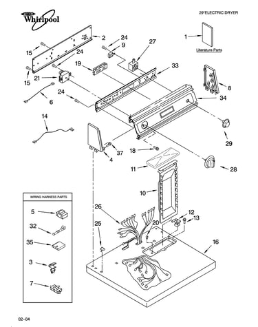 Top and console parts
