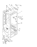 Refrigerator liner parts