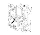 Whirlpool 7MLGQ8857JT6 cabinet parts diagram