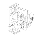 Whirlpool ACE244XP0 airflow and control parts diagram