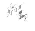 Crosley CA5WMP0 cabinet parts diagram