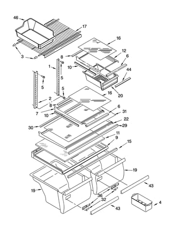 Shelf parts