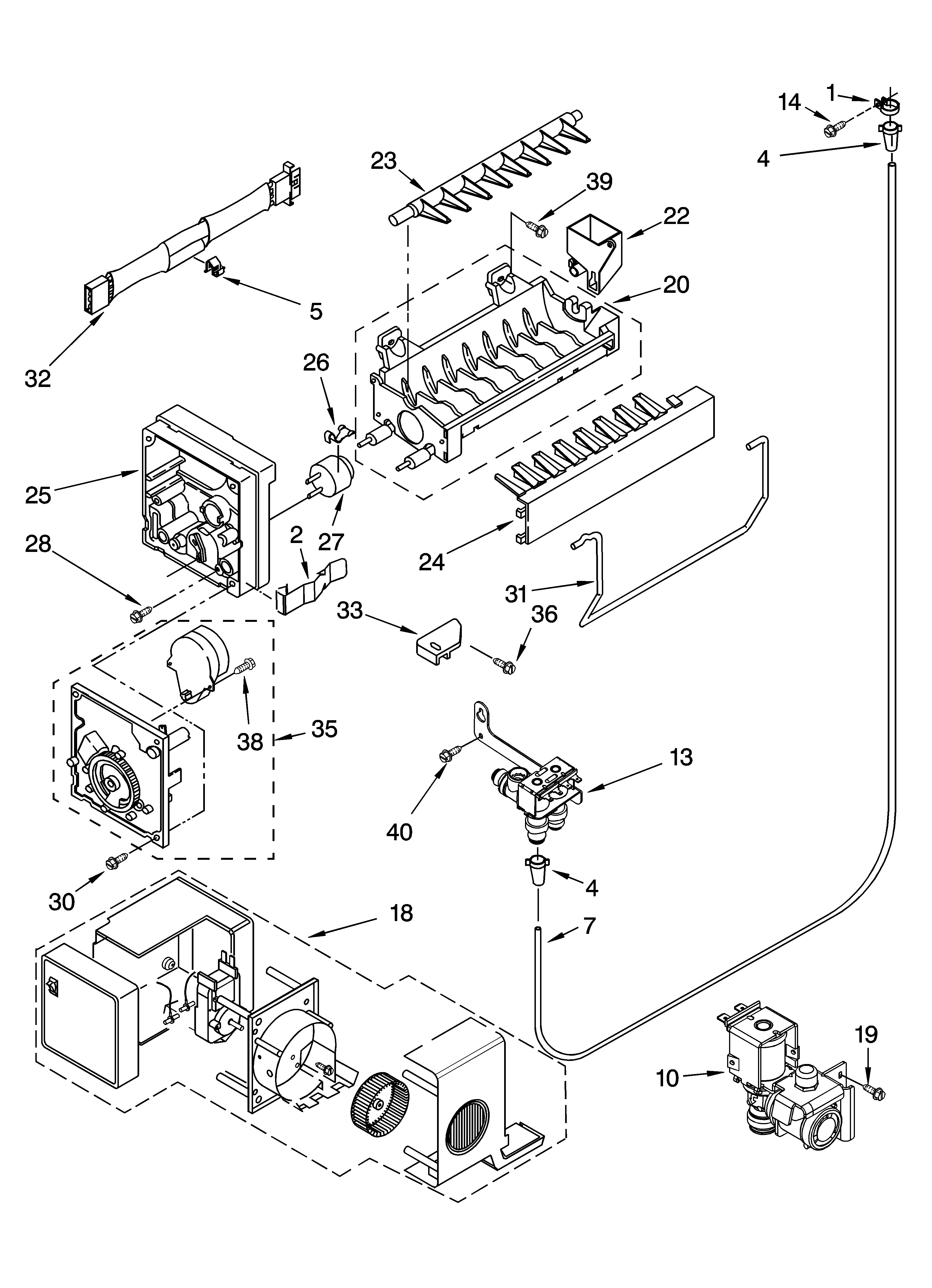 Icemaker parts