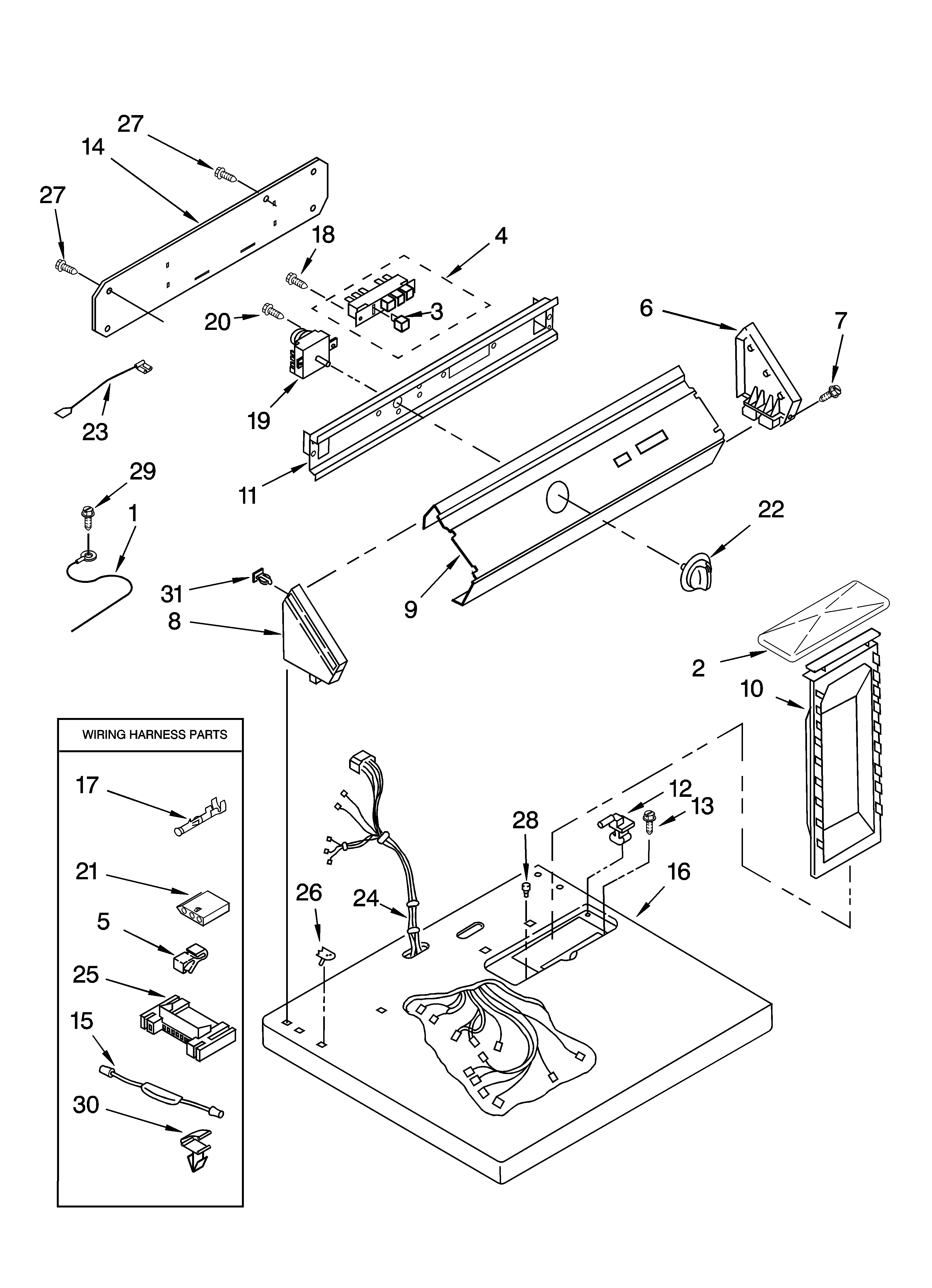 TOP AND CONSOLE PARTS