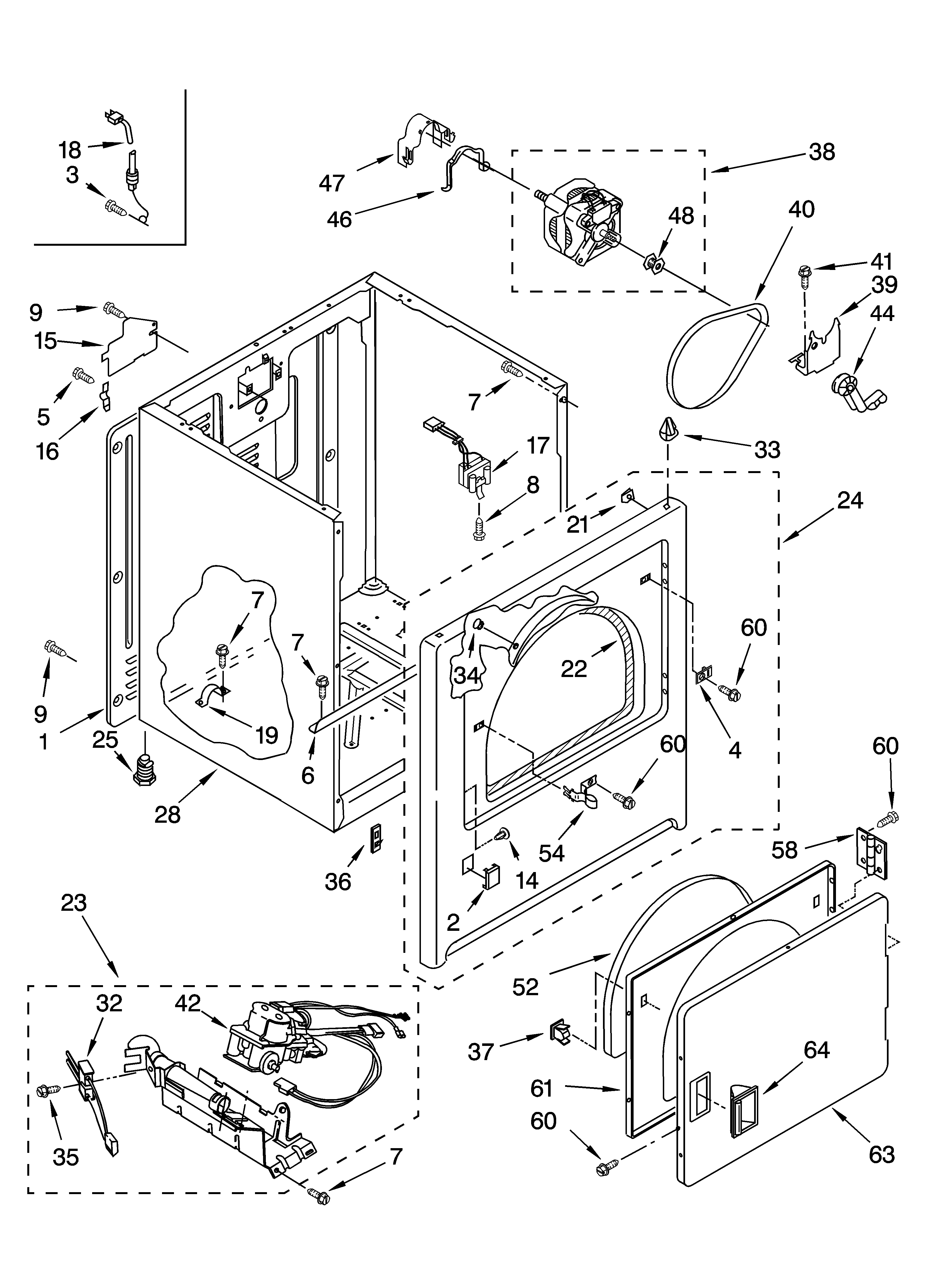Cabinet parts