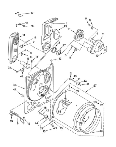 Bulkhead parts and optional parts (not included)