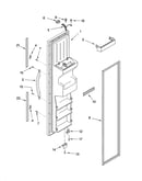 Freezer door parts