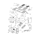 Whirlpool GH9177XLT0 interior and ventilation parts diagram