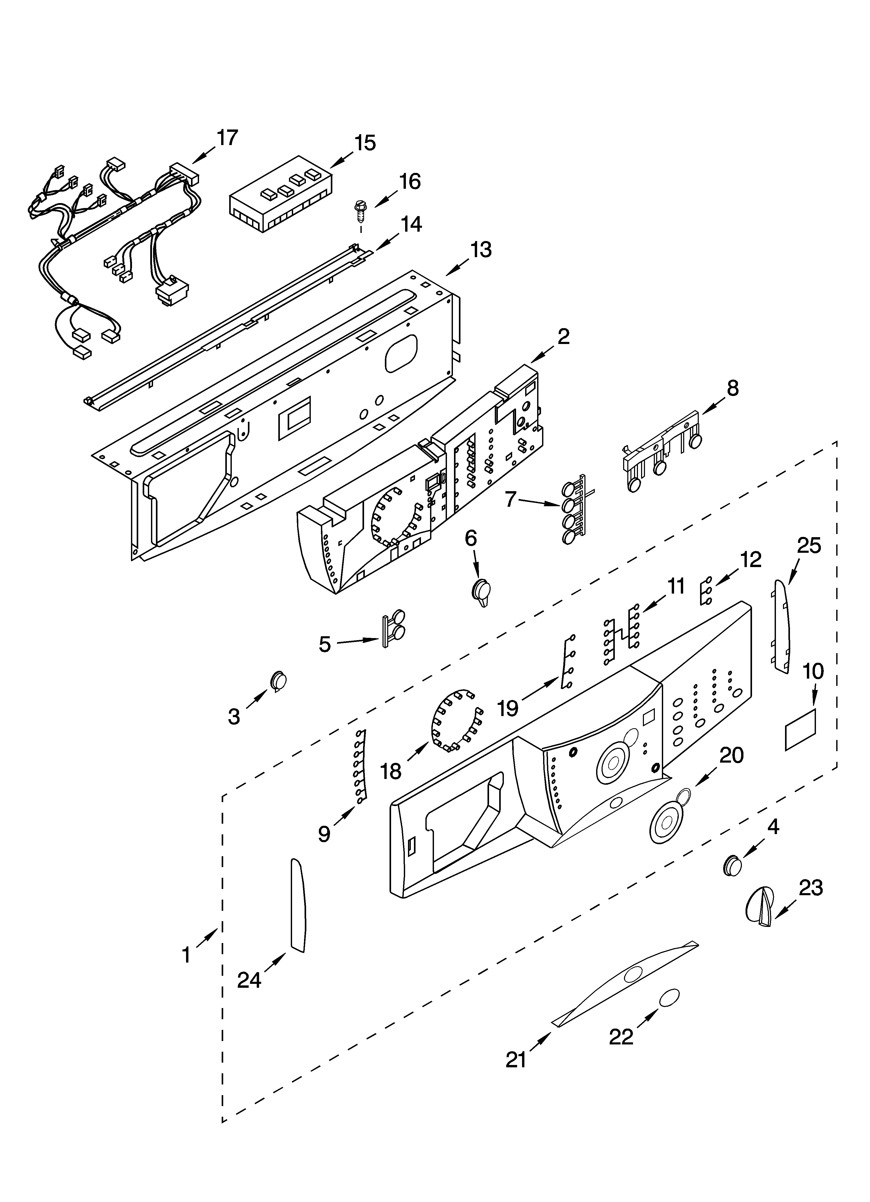Control panel parts