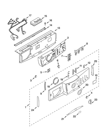 Control panel parts