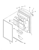 Refrigerator door parts