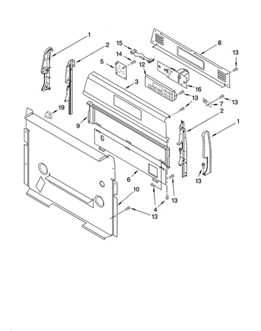 Control panel parts