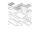 Whirlpool GS475LEMS1 drawer & broiler parts, miscellaneous parts diagram