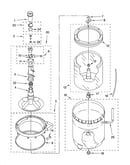 Agitator, basket and tub parts