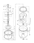 Agitator, basket and tub parts