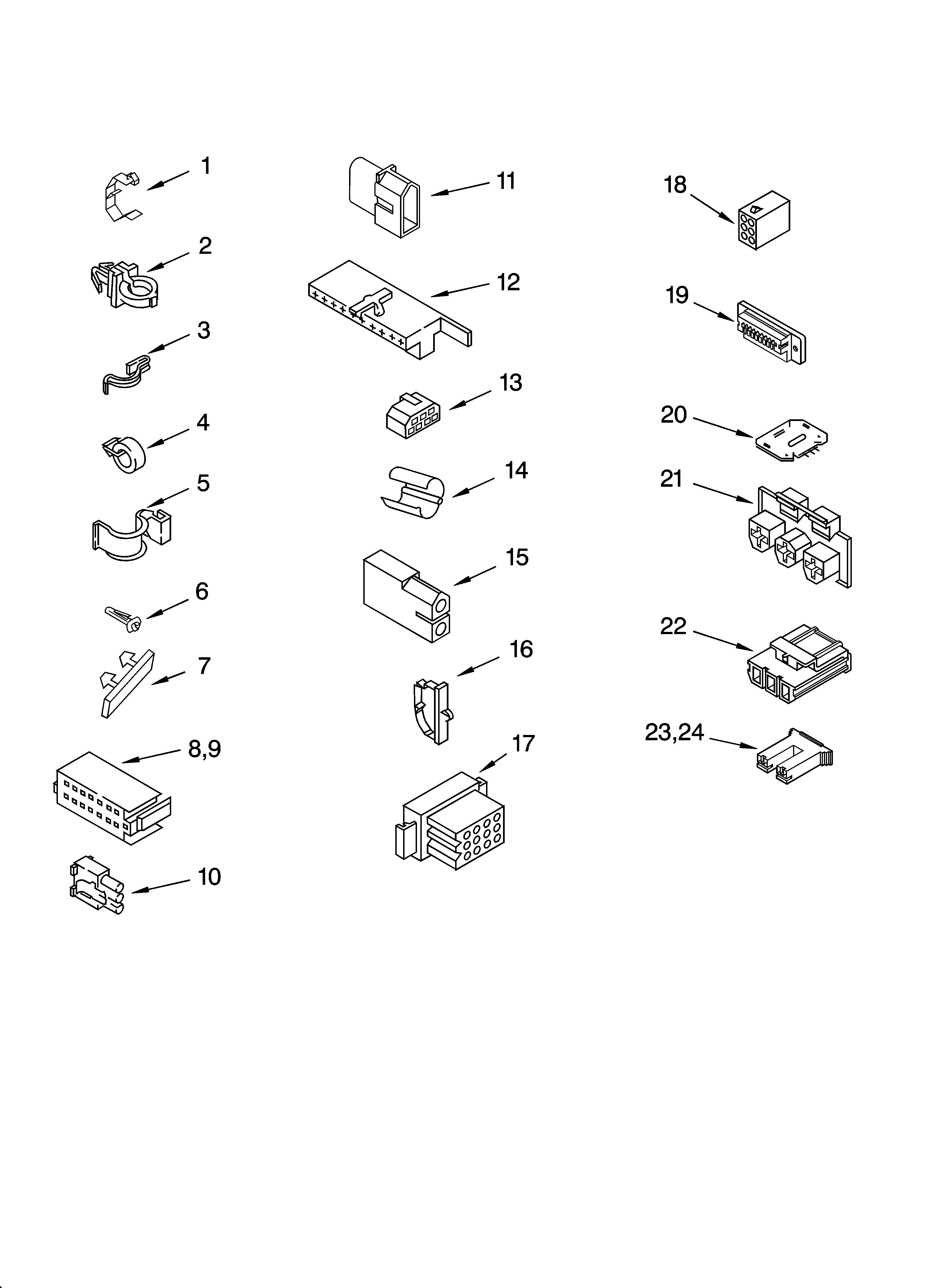 WIRING HARNESS PARTS