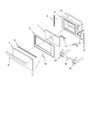 Microwave door parts, optional parts