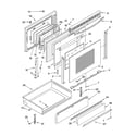 KitchenAid KGSC308LSS0 door and drawer parts diagram