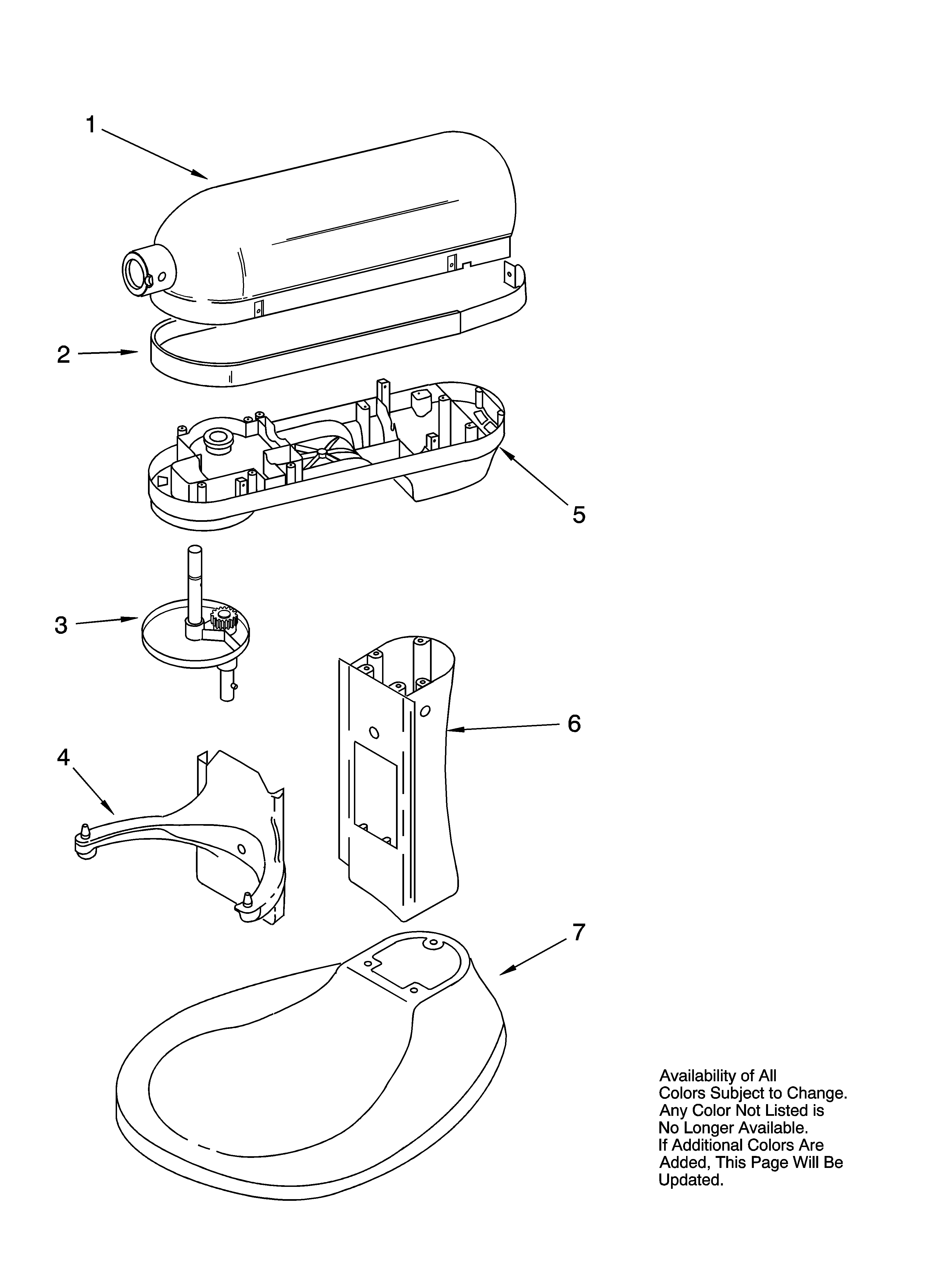 Color variation parts