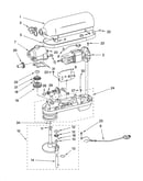 Case, gearing, planetary unit and accessory parts