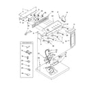 Whirlpool LEQ9857LG1 top and console parts diagram