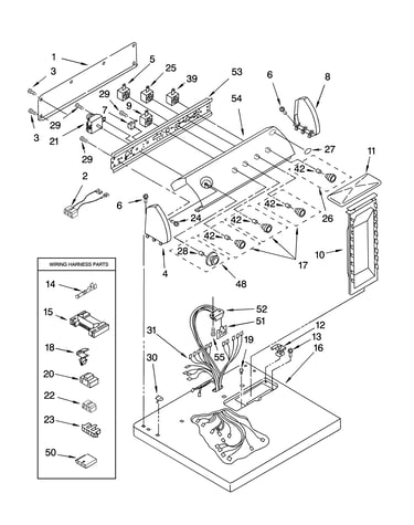 Top and console parts