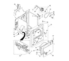 Whirlpool LGQ9857LW1 cabinet parts diagram