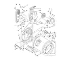 Whirlpool LGQ9857LG1 bulkhead parts diagram