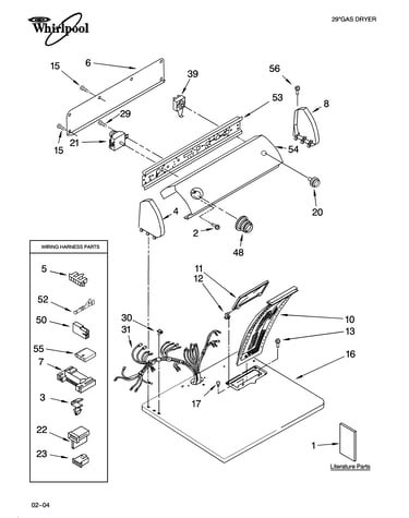 Top and console parts