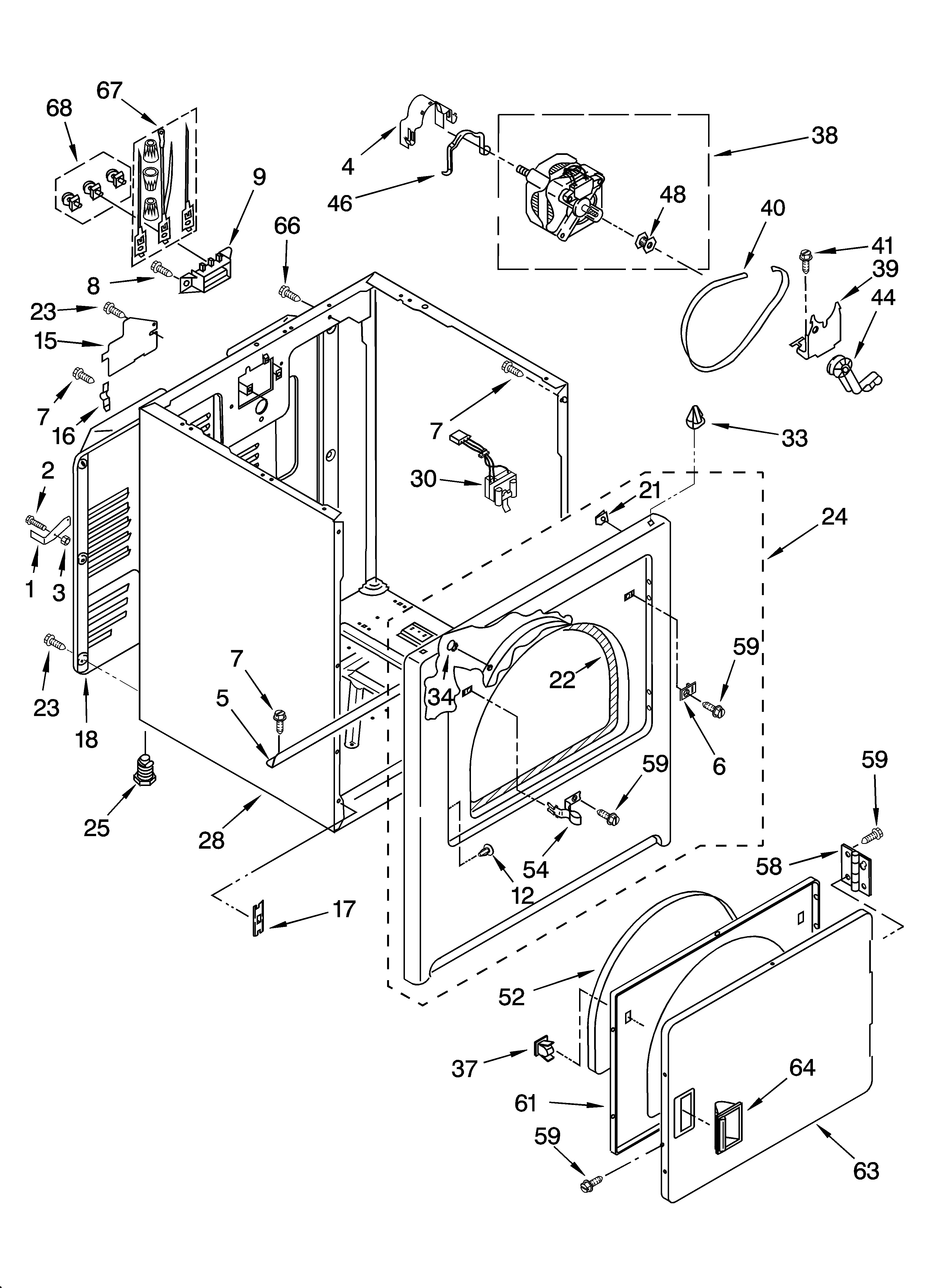 Cabinet parts