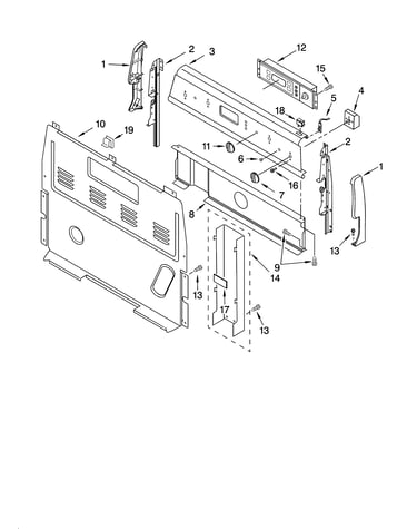 Control panel parts
