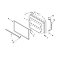 Freezer door parts