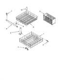 Dishrack parts, miscellaneous parts