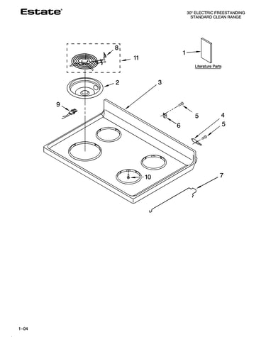 Cooktop parts