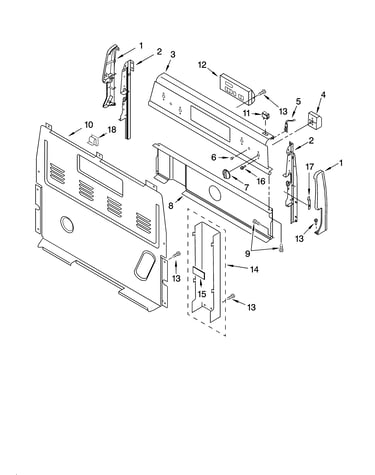 Control panel parts
