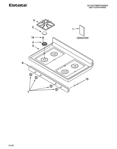 Cooktop parts