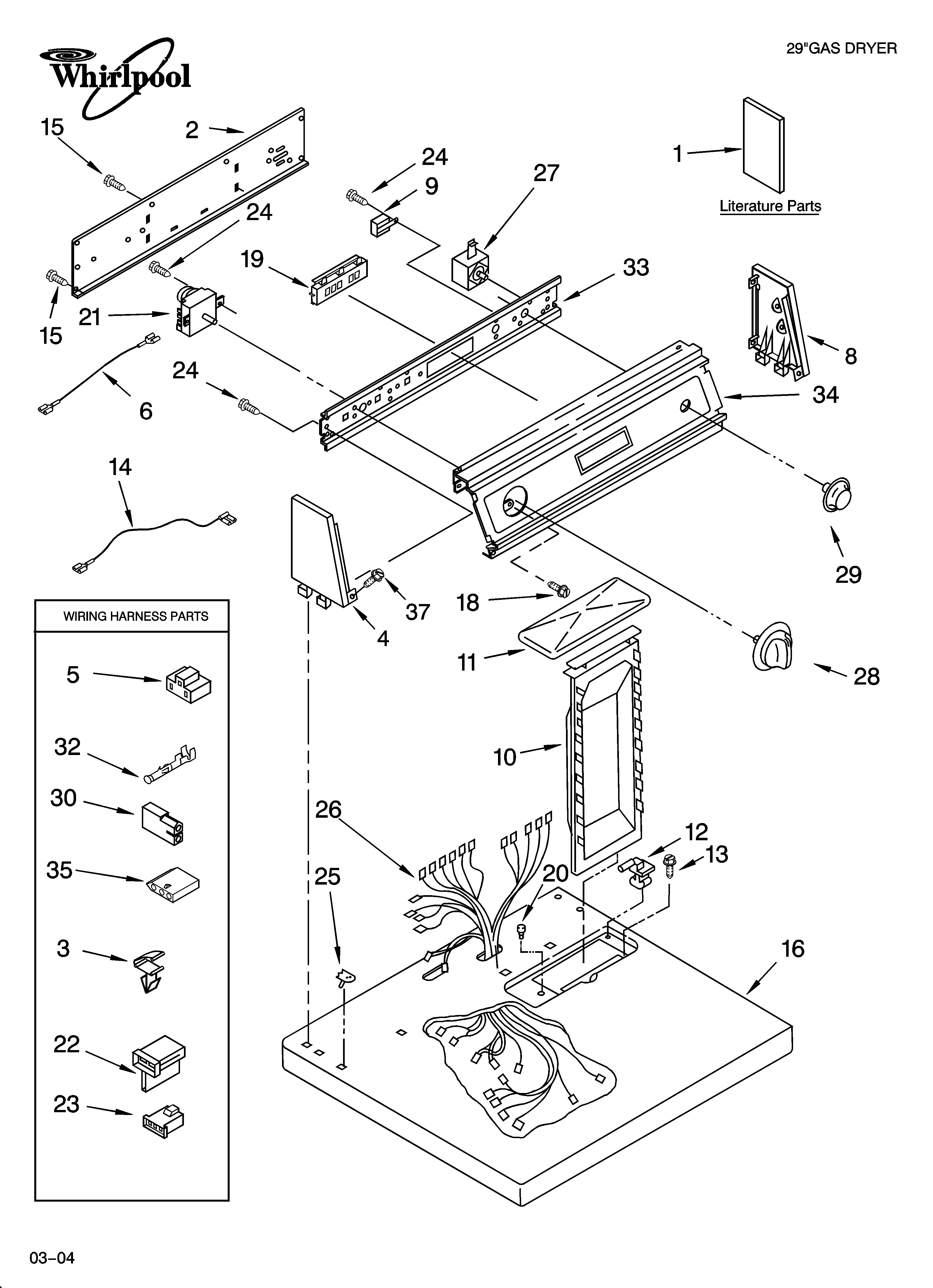 TOP AND CONSOLE PARTS