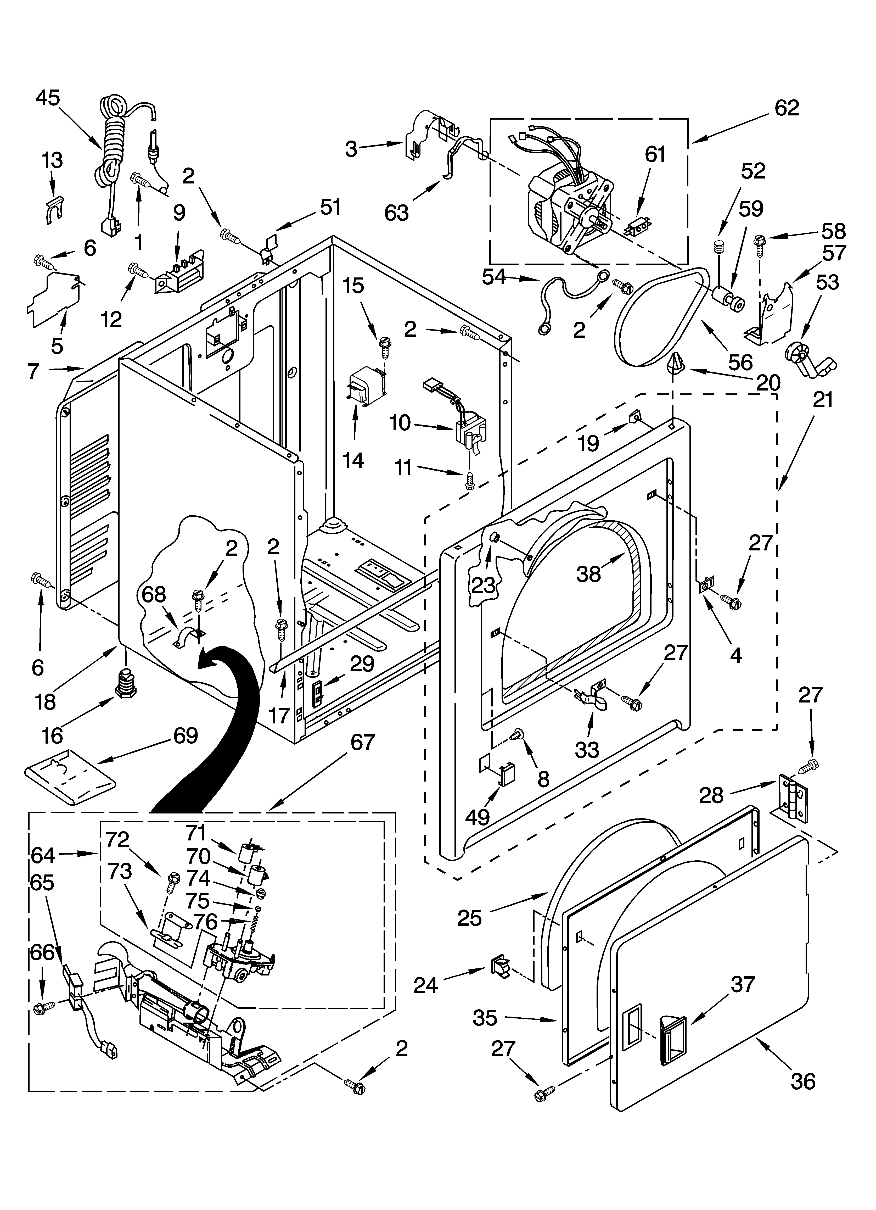 Cabinet parts