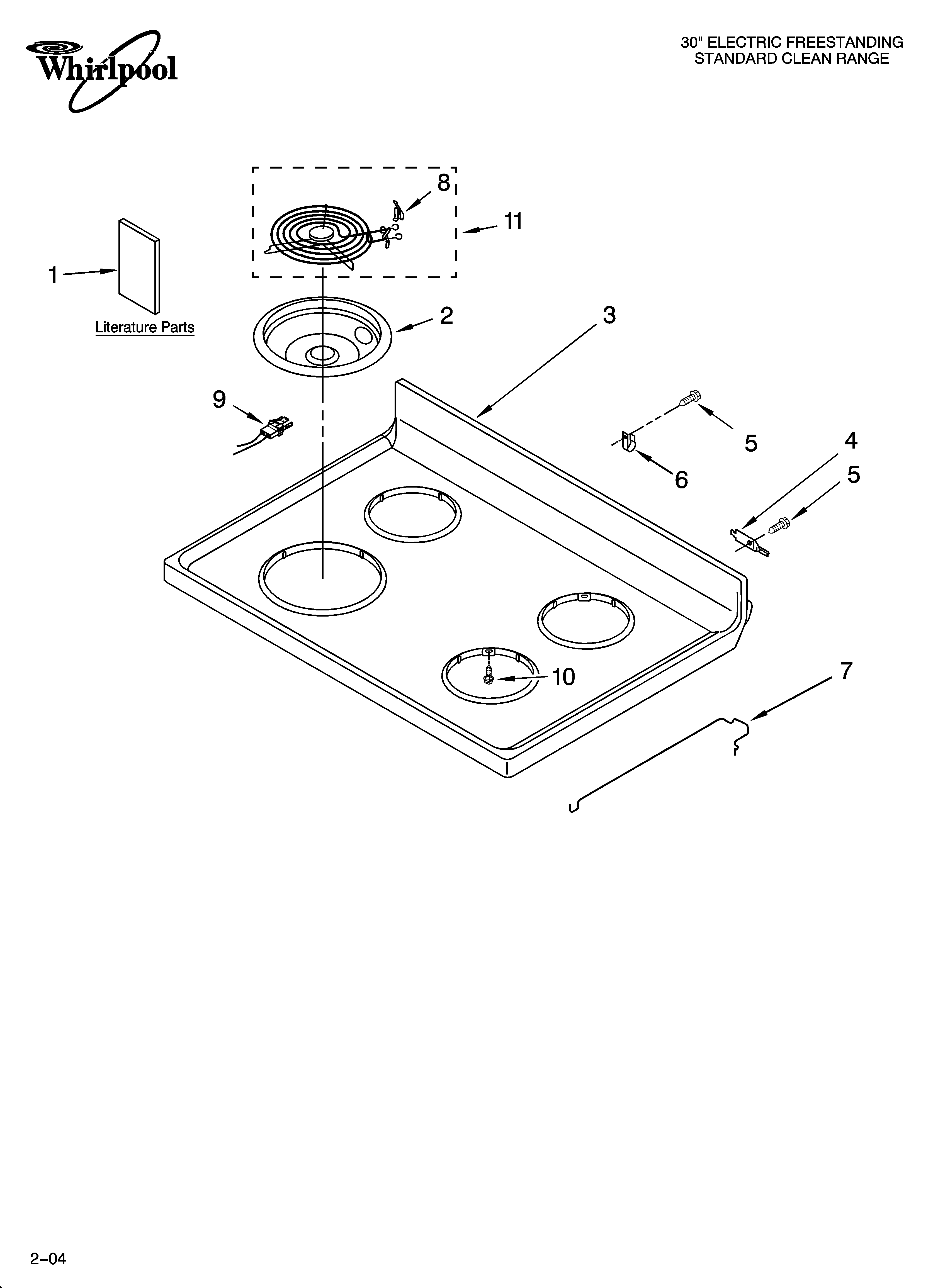 COOKTOP PARTS