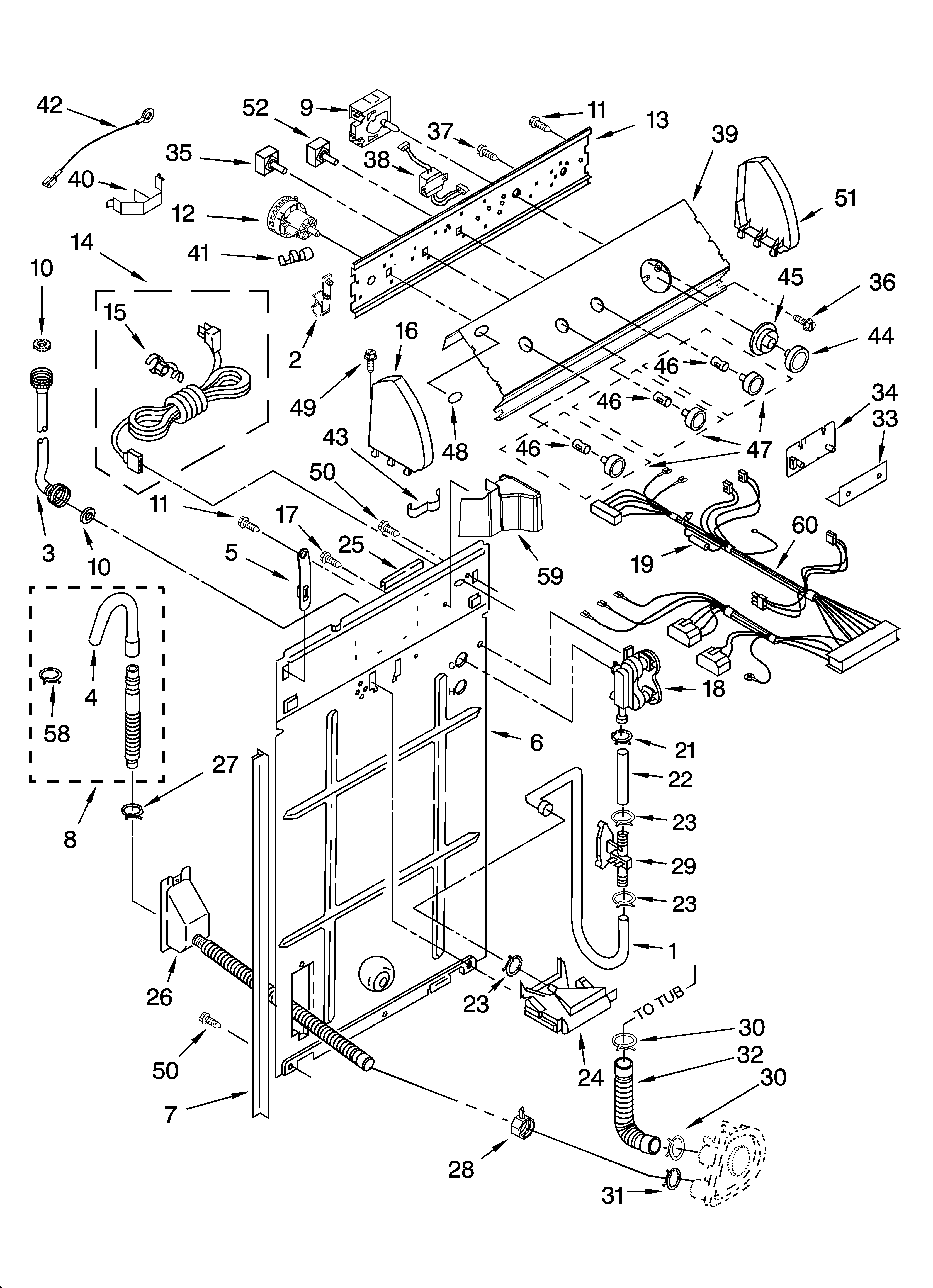 CONTROLS AND REAR PANEL PARTS