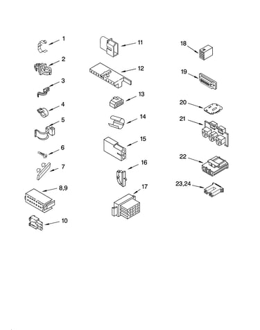 Wiring harness parts