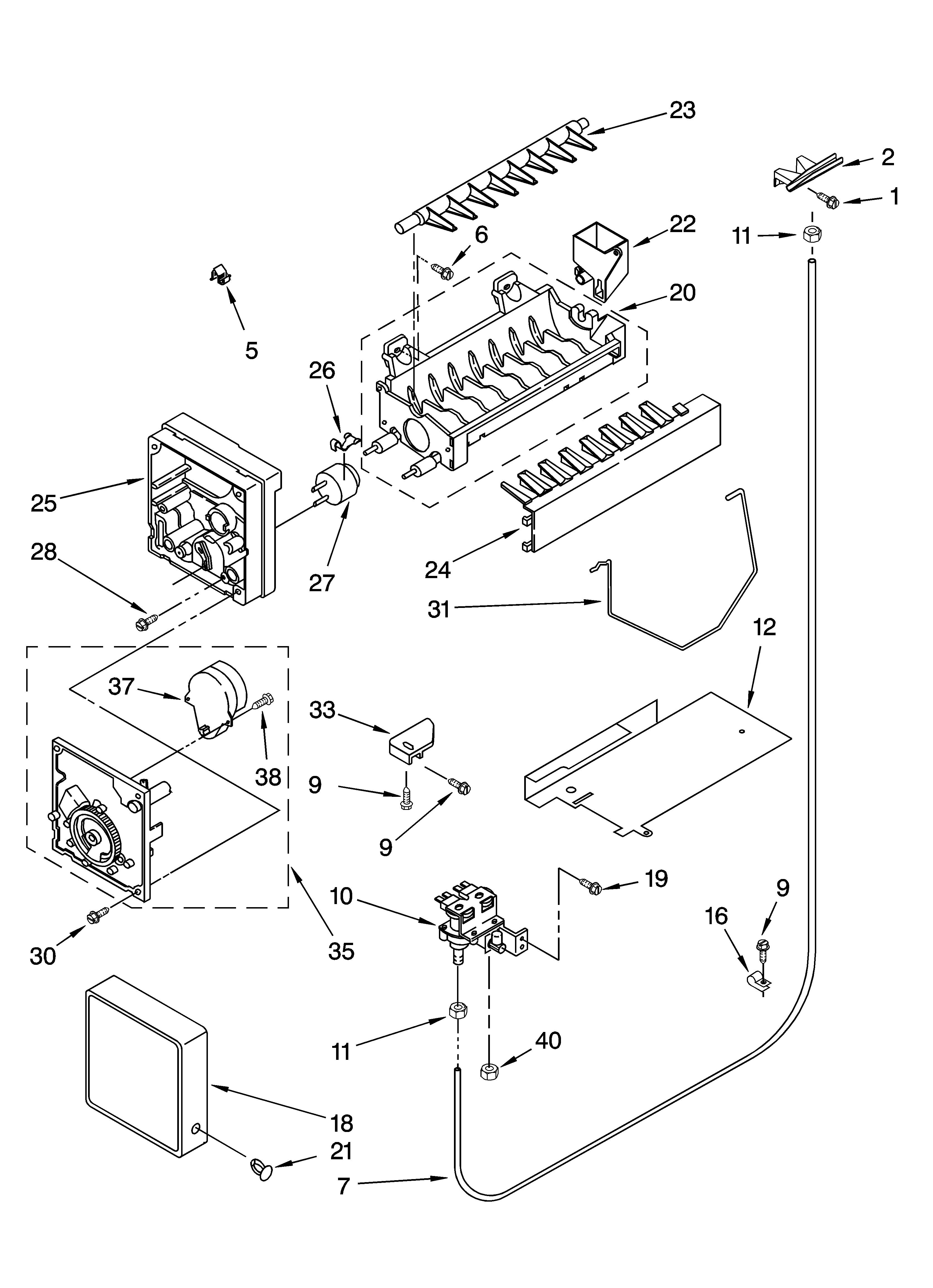 Icemaker parts